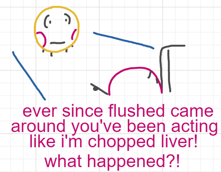 A panel from What's The Point, episode five of the Board Boards object show by Furretwalk/WalkingFurret.